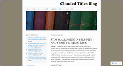 Desktop Screenshot of cloudedtitlesblog.com